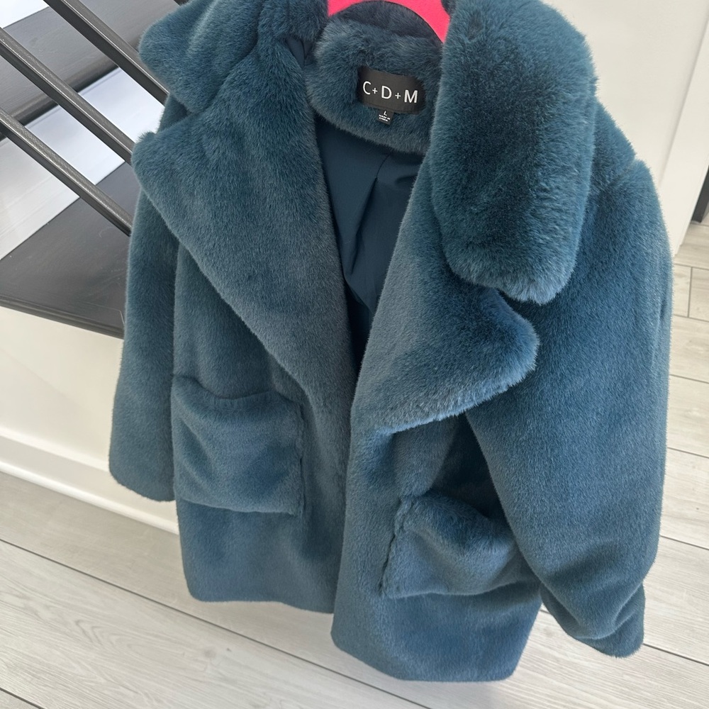CD+M Teal Teddy Jacket